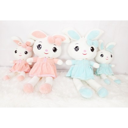 FLOWER SKIRT RABBIT SOFTTOYS/PLUSHTOYS/KIDSTOYS/DOLL 60CM 花裙兔子娃娃玩具公仔60厘米